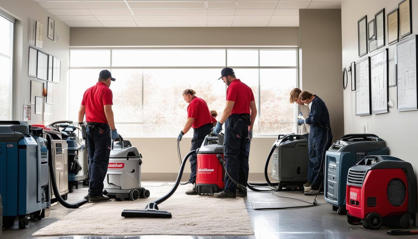 The image depicts a wellorganized restoration service center, with a bright and welcoming atmosphere-1 The image depicts a wellorganized restoration service center, with a bright and welcoming atmosphere-1